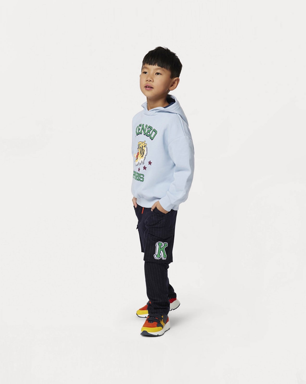 Logo Print Cotton Hoodie