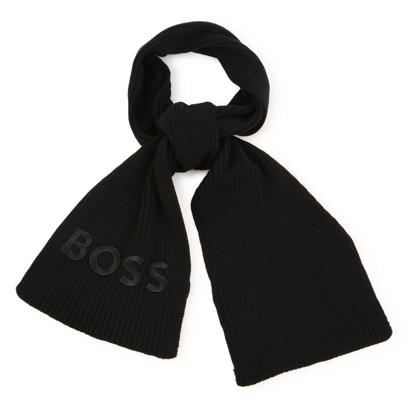 Ribbed Cotton Scarf