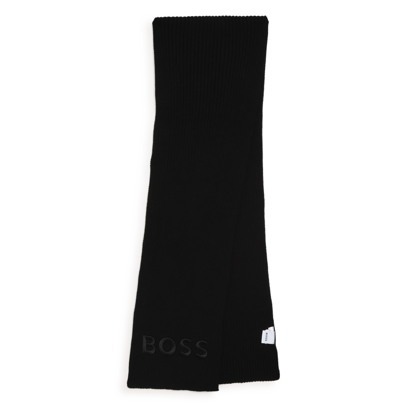 Ribbed Cotton Scarf