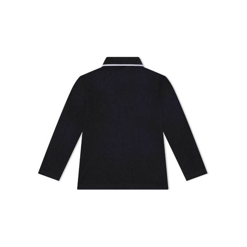 Logo Print Cotton Polo Shirt