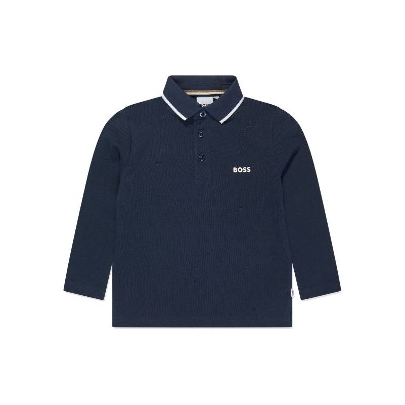Logo Print Cotton Polo Shirt