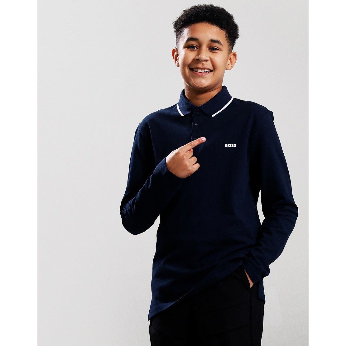 Logo Print Cotton Polo Shirt