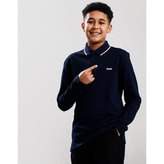 Logo Print Cotton Polo Shirt