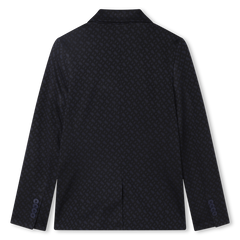 Ceremony Blazer With Monogram Print