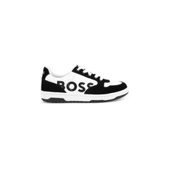 Logo Print Leather Sneakers