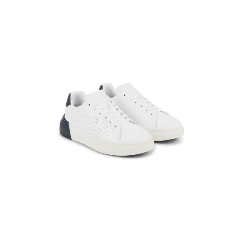 Two Tone Lace Up Sneakers
