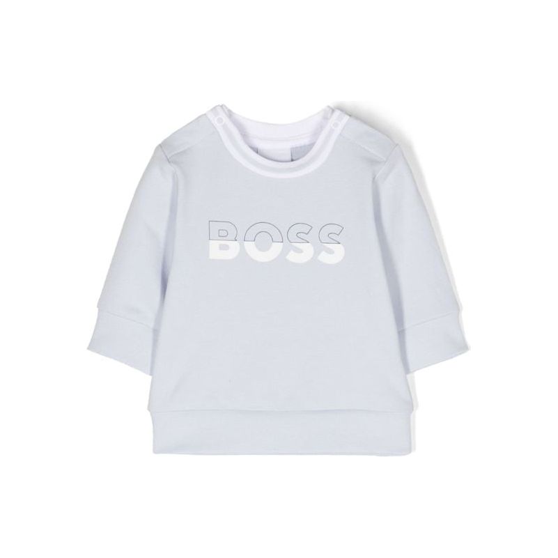 Logo Print Long Sleeve Sweater