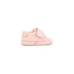 Logo Lettering Leather Sneakers