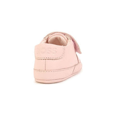 Logo Lettering Leather Sneakers