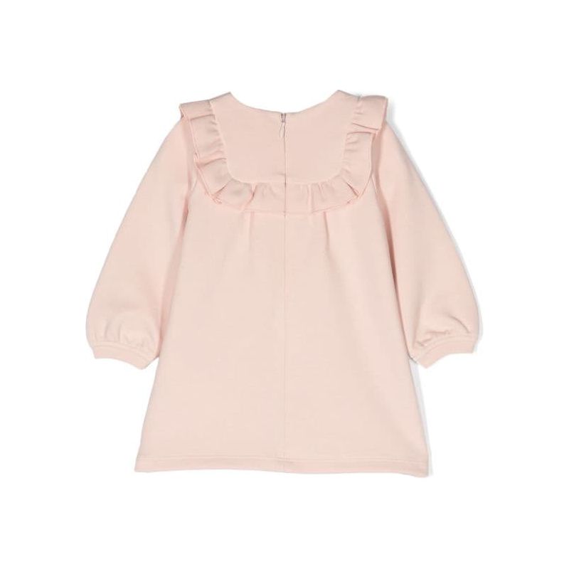 Ruffle Collar Long Sleeve Dress