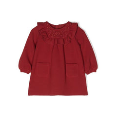 Ruffle Collar Long Sleeve Dress
