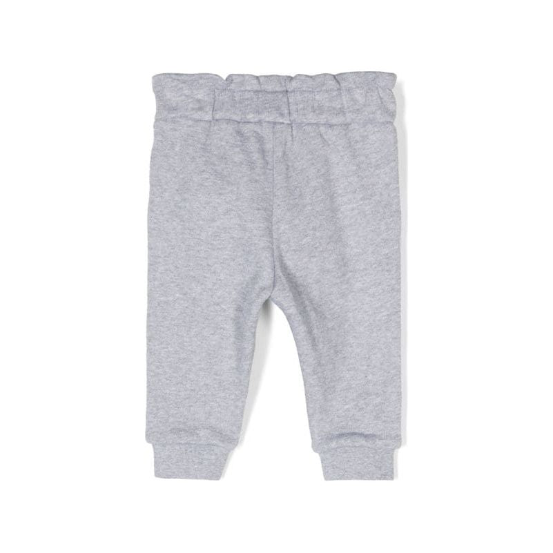 Melange Effect Cotton Sweatpants