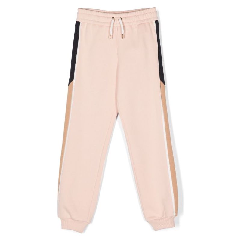 COLOUR BLOCK COTTON SWEATPANTS
