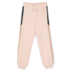 COLOUR BLOCK COTTON SWEATPANTS