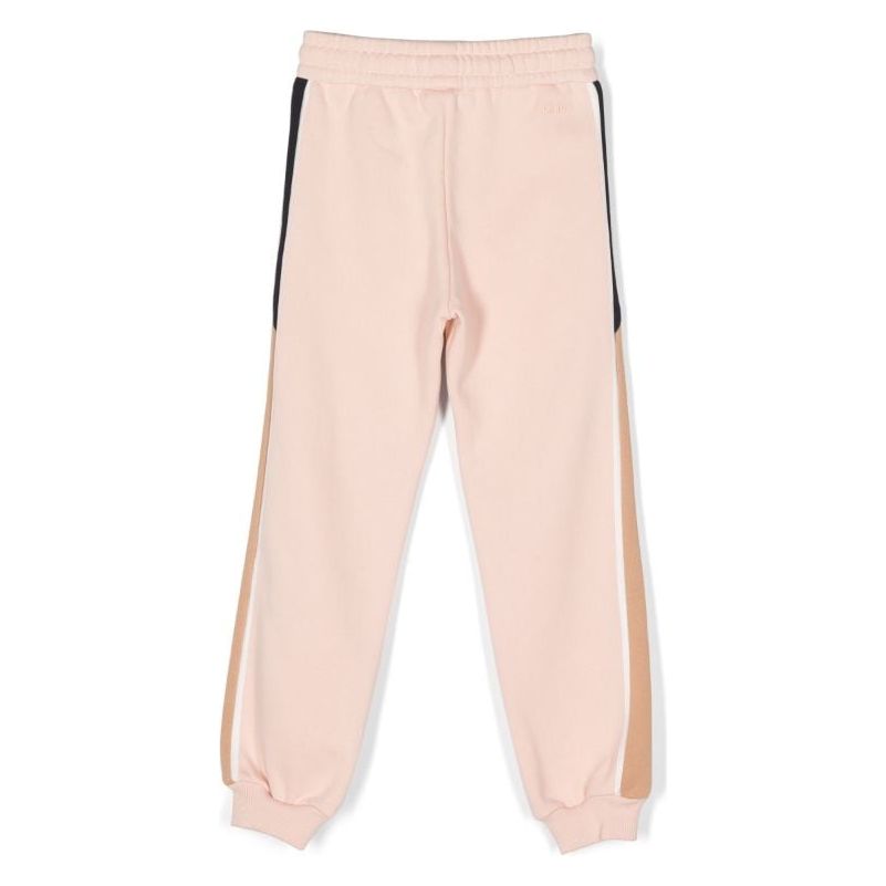 COLOUR BLOCK COTTON SWEATPANTS