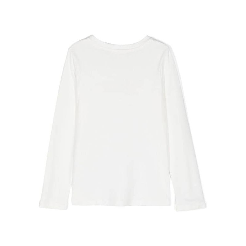 Logo Embossed Long Sleeve T-Shirt