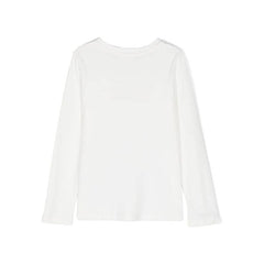 Logo Embossed Long Sleeve T-Shirt