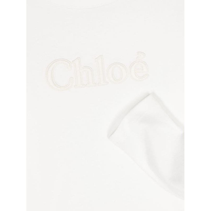 Logo Embossed Long Sleeve T-Shirt