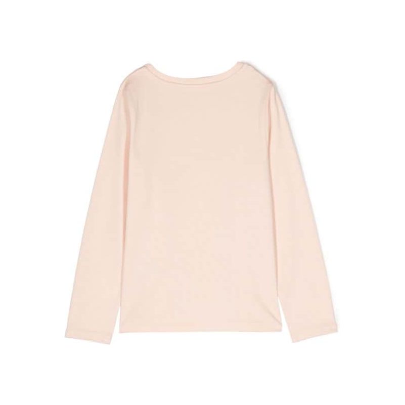 Logo Embossed Long Sleeve T-Shirt