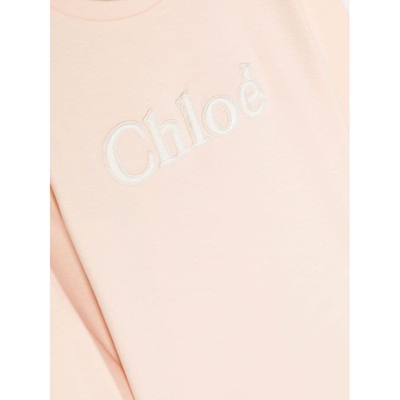 Logo Embossed Long Sleeve T-Shirt