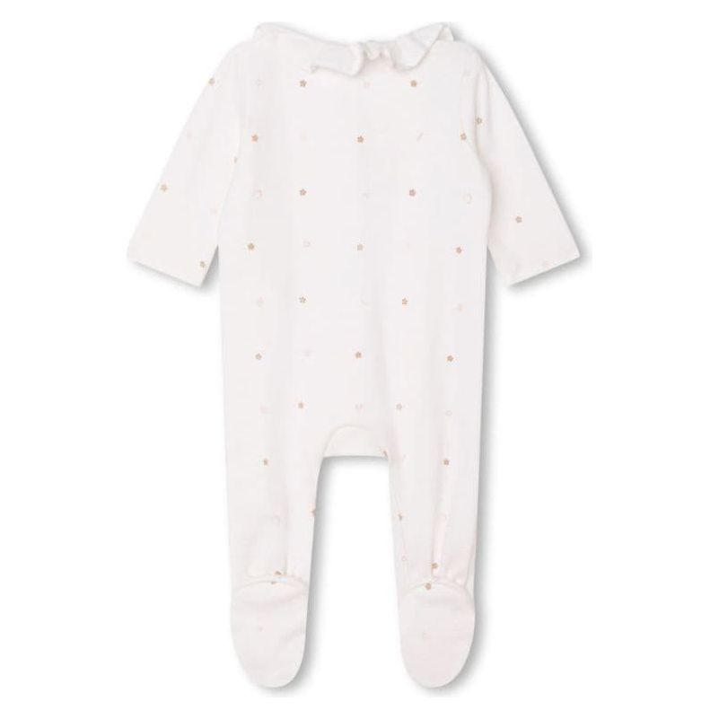 Embroidered Organic Cotton Overall Set Of Two