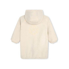 Logo Print Reversible Hooded Coat