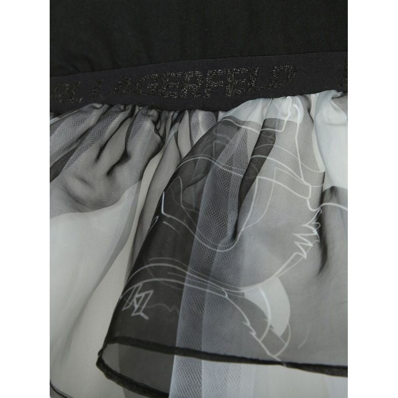 Ikonik Karl Crew Neck Tulle Dress