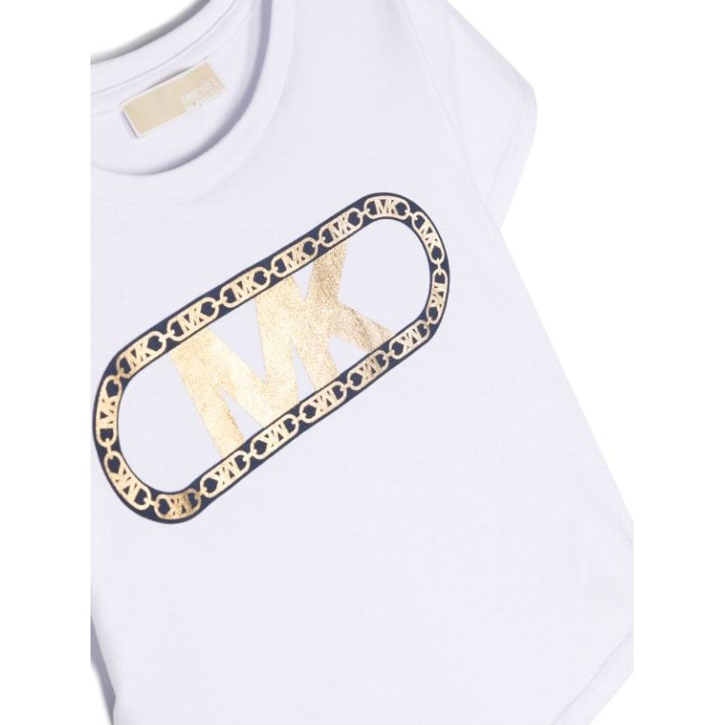 Metallic Finish Logo Jersey T-Shirt