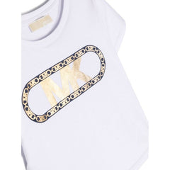 Metallic Finish Logo Jersey T-Shirt