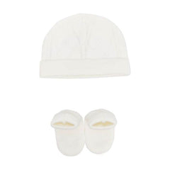 Embossed Logo Hat And Slippers