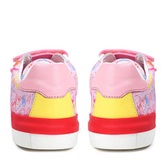 Monogram Print Leather Sneakers