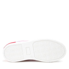 Monogram Print Leather Sneakers