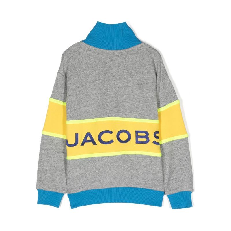 Colour Block Half Zip Sweater