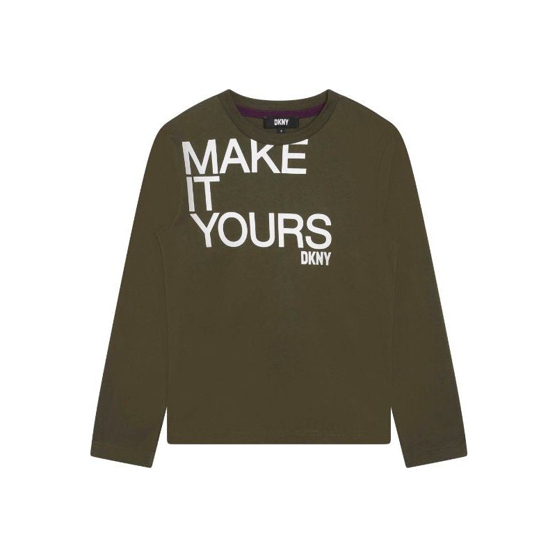 Slogan Print Cotton Top