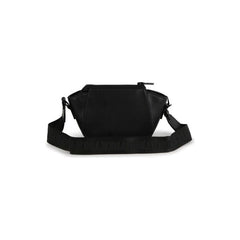 Logo Embossed Faux Leather Crossbody Bag