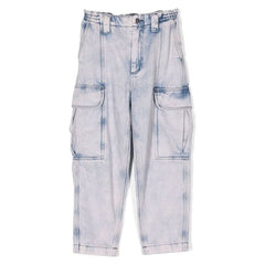 Logo Patch Tapered Jeans