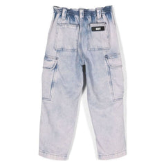 Logo Patch Tapered Jeans