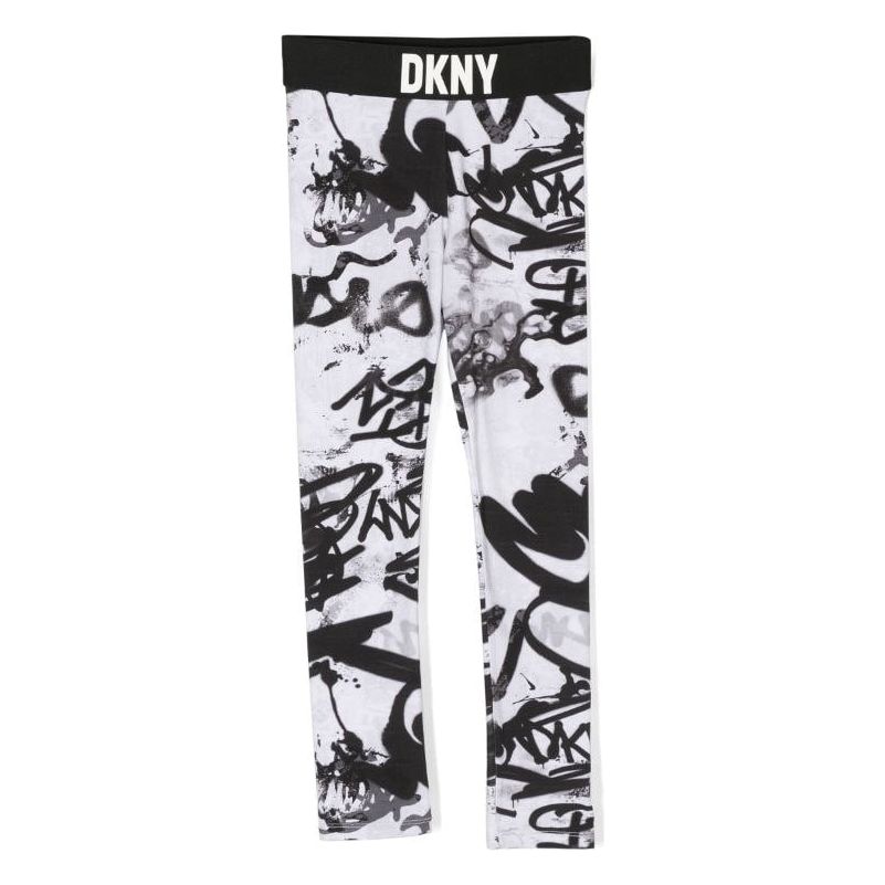 Graffiti Logo Print Leggings