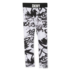 Graffiti Logo Print Leggings