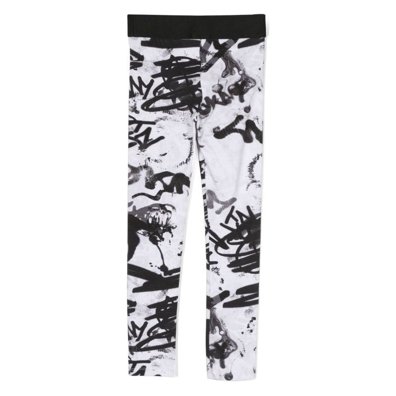 Graffiti Logo Print Leggings