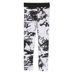 Graffiti Logo Print Leggings
