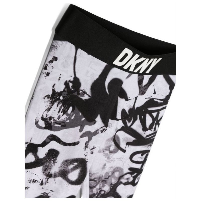 Graffiti Logo Print Leggings