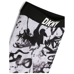 Graffiti Logo Print Leggings