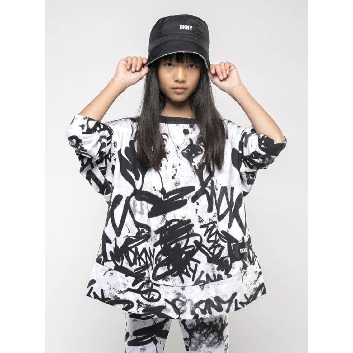 Reversible Logo Print Bucket Hat
