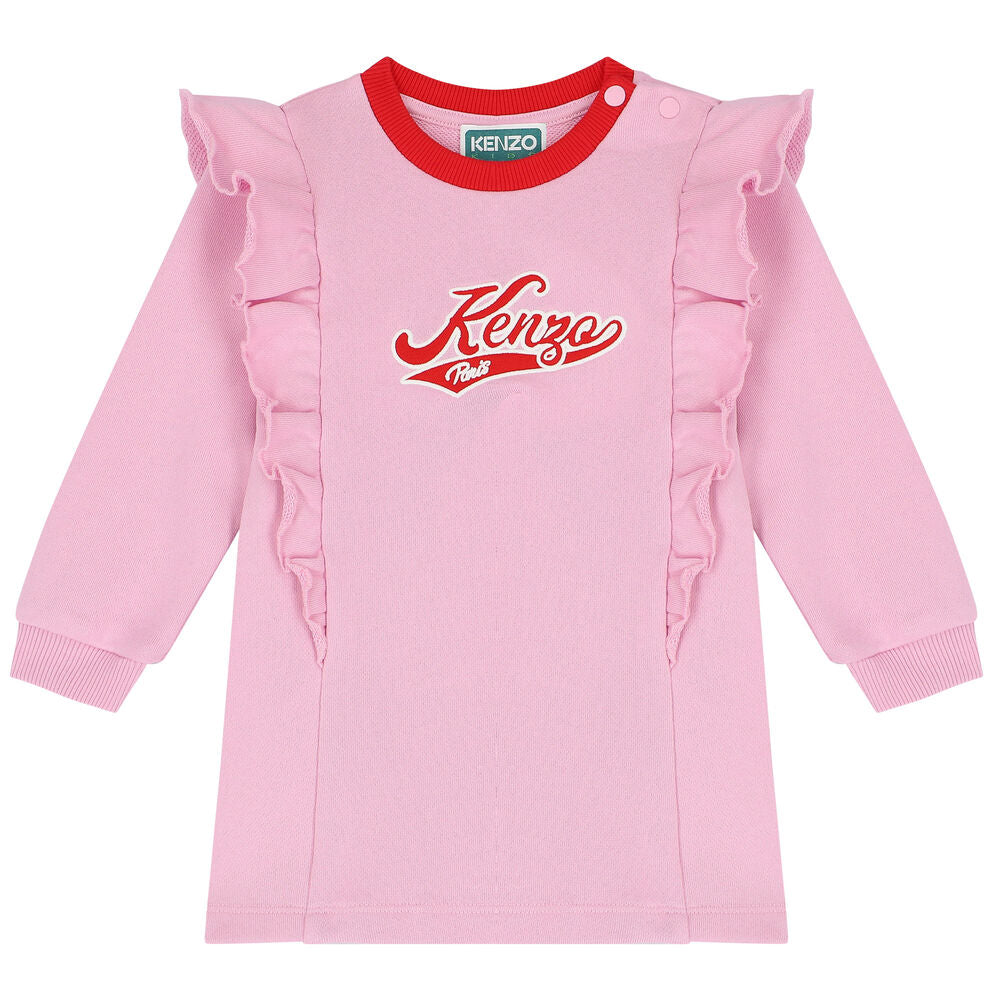 Embroidered Logo Cotton Dress