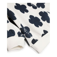 Floral Print Cotton Blend Sweater