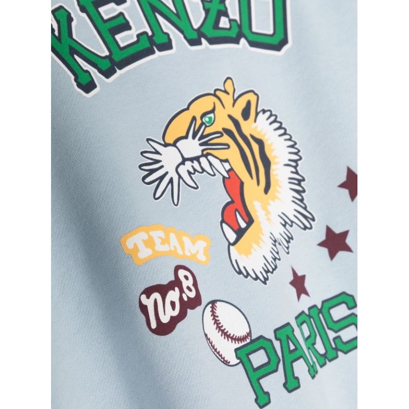 Logo Print Cotton Hoodie