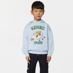 Logo Print Cotton Hoodie