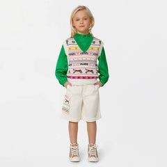 Antarsia Logo Knitted Sleeveless Sweater