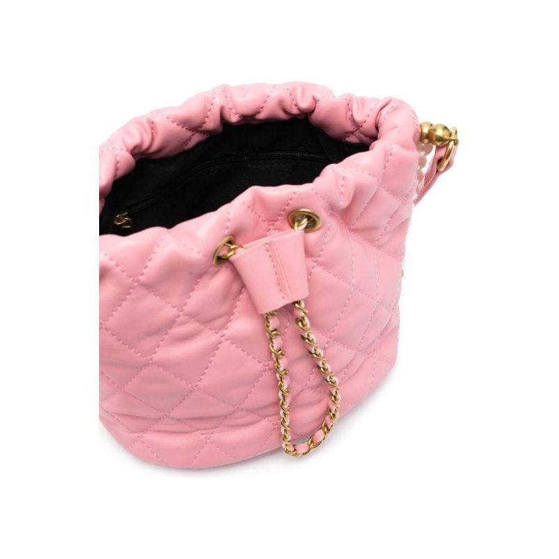 Diamond Quilted Bucket Bag